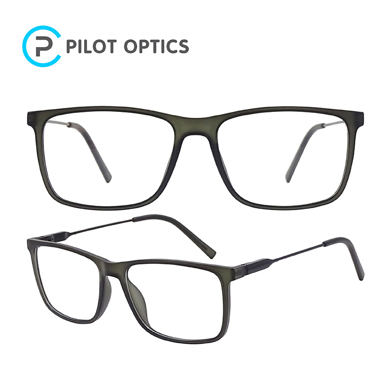 Pilot Optics Classic Square Frames Anti Blue Light Blocking Filter Blocker Computer Gaming Eye Glasses Eyeglasses Frame Optical Frames