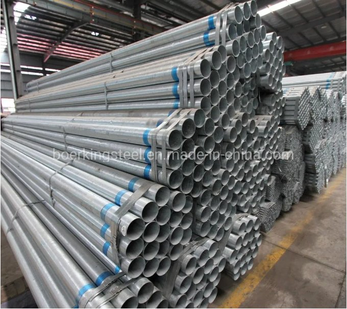 Hot Dipped ASTM A500 S235jr S275jr S355jr Grb Pre-Galvanized Round Steel Ms Pipe