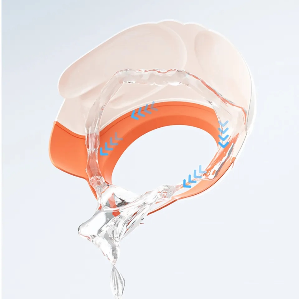 Factory Supply Adjustable Soft Protect Eyes Ears Baby Shower Cap