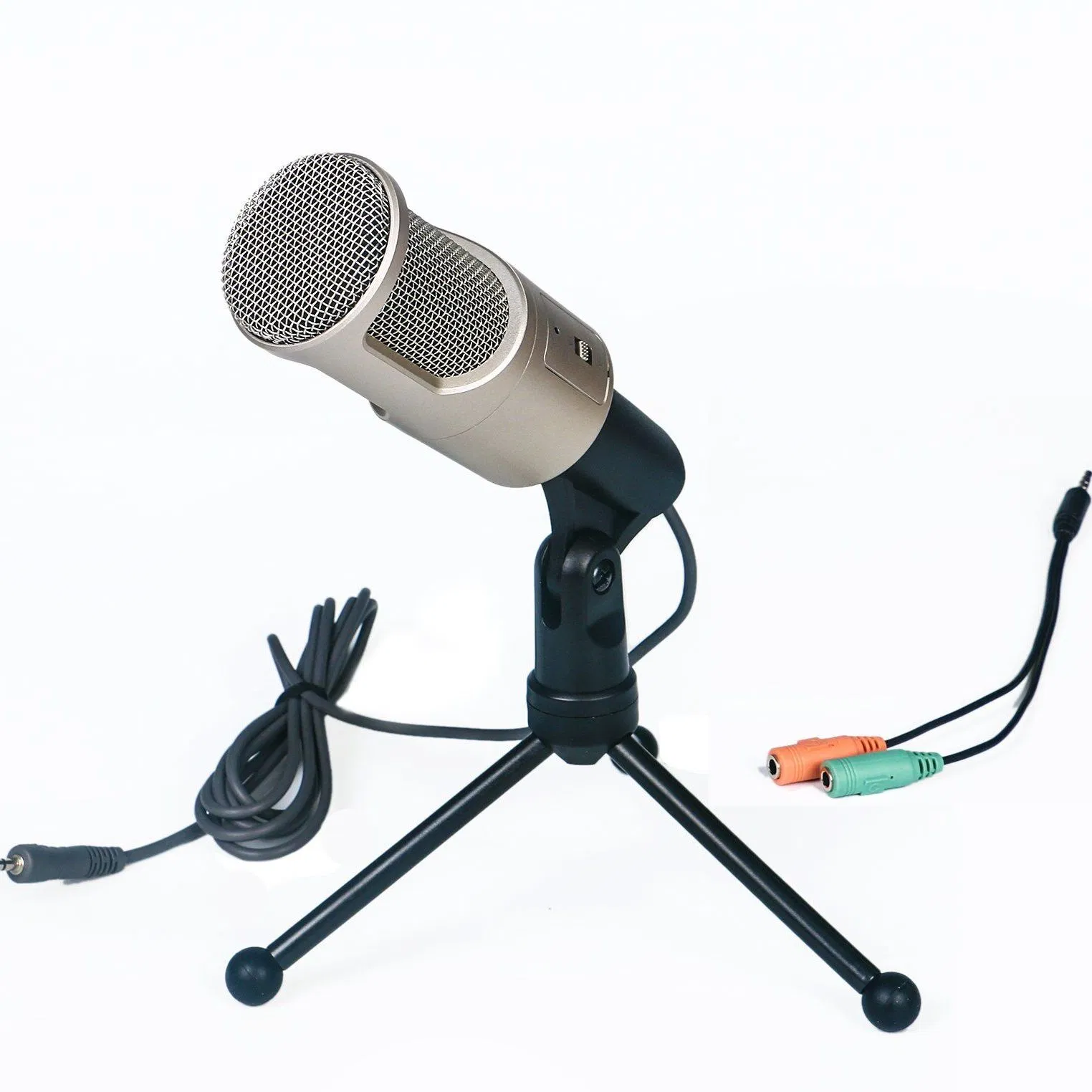 Live Streaming Sound Card Complete Recording Set with Dedicated Condenser Microphone