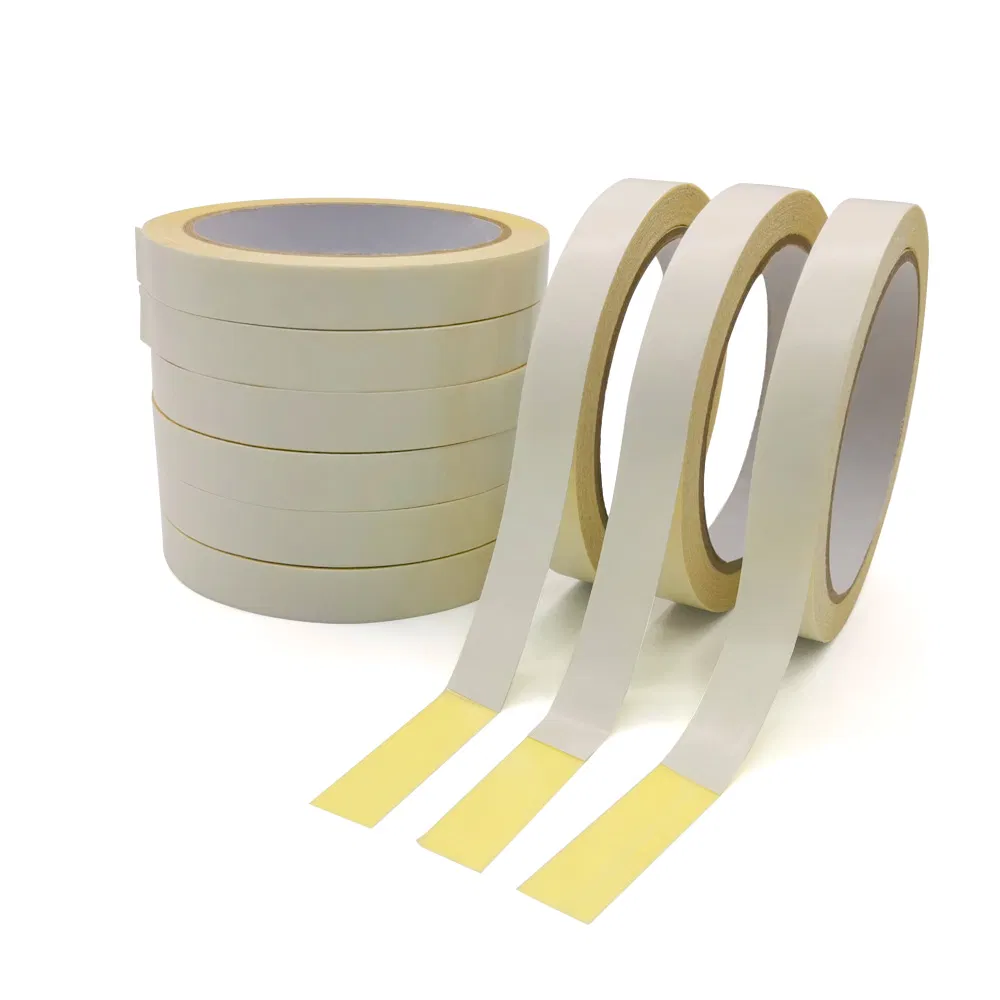 Yellow No Residue Double-Sided Adhesive Embroidery Tape