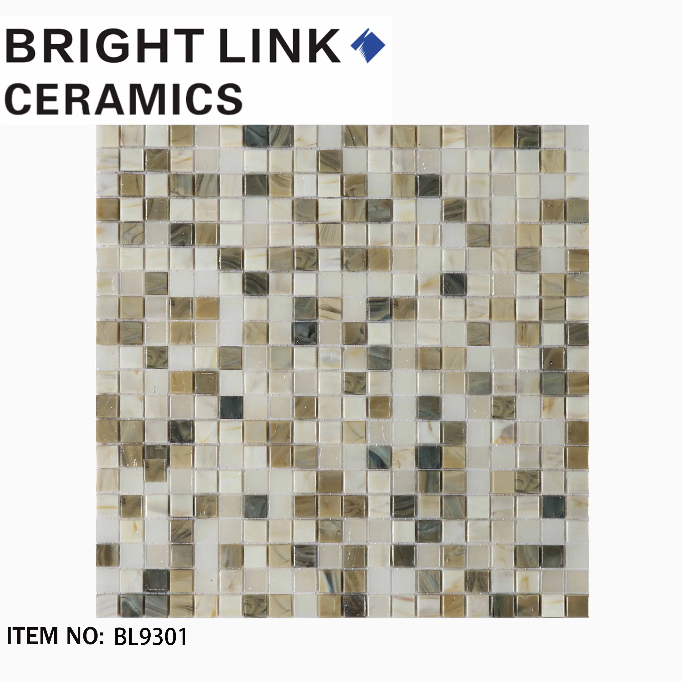 Стеклянная мозаика 318x318 мм, дизайн Фошань