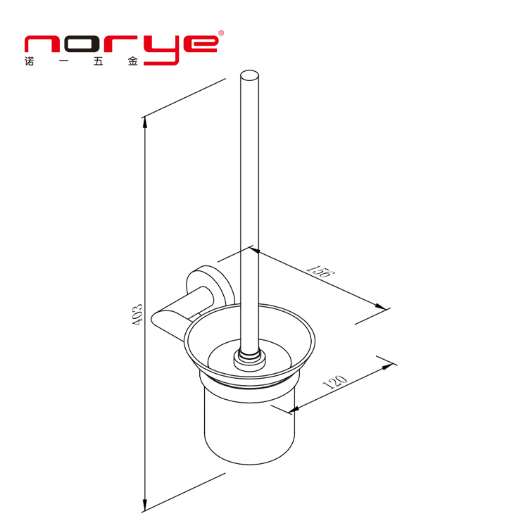 Держатель для туалетного ёршика из нержавеющей стали