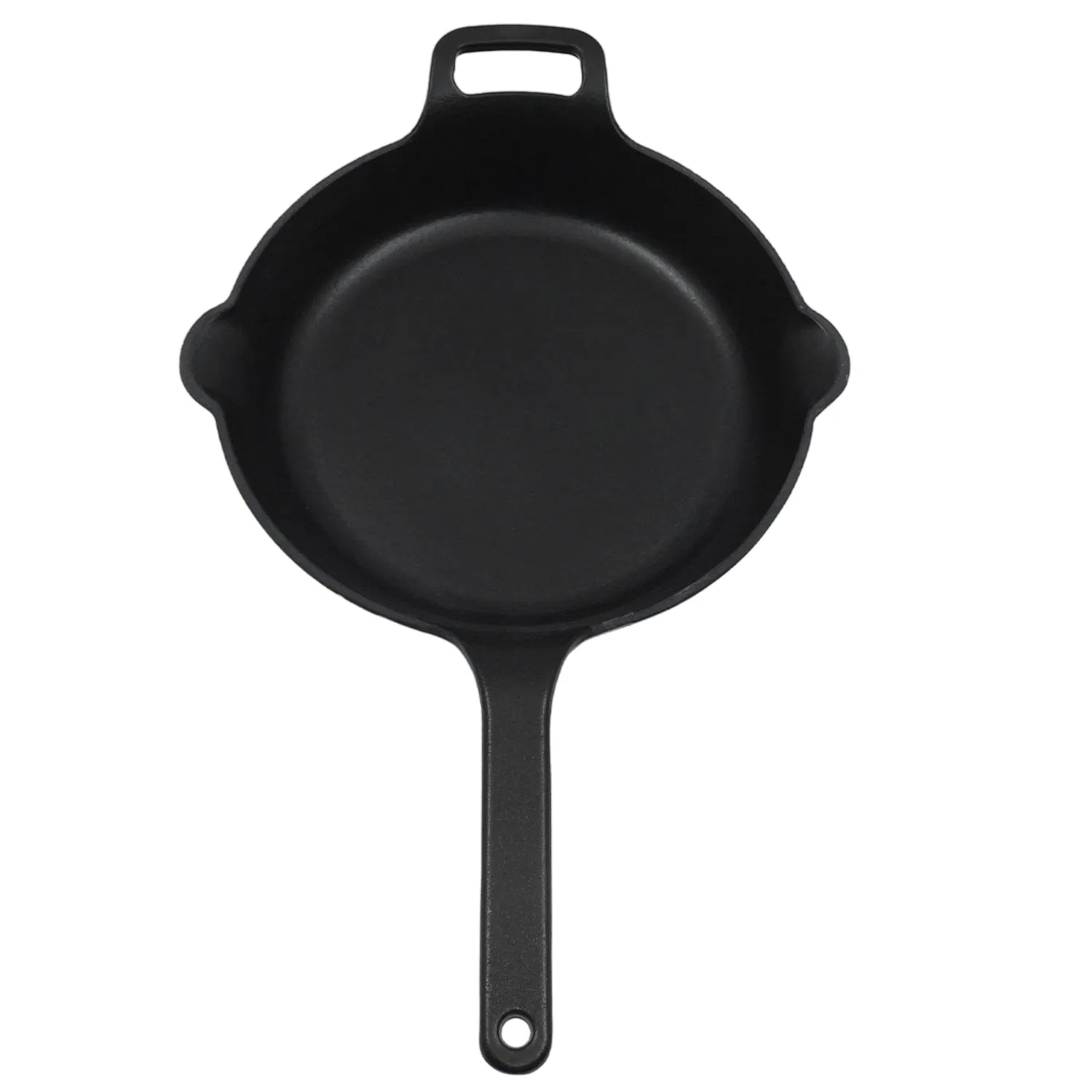 Чугунная сковорода-гриль с двумя ручками