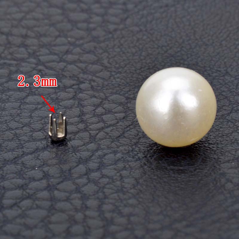 Заклепки декоративные жемчужные кожаные для одежды