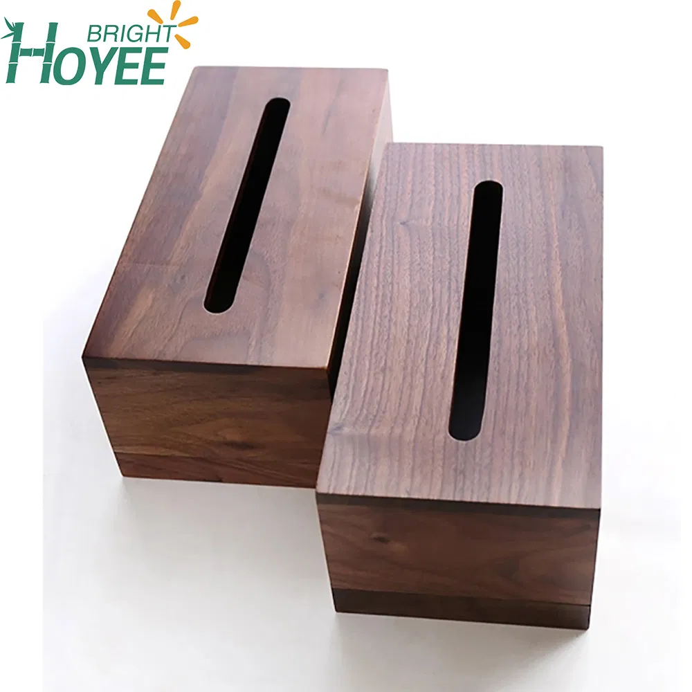 Walnut Solid Wood Tissue Box Sitting Room Tissue Box