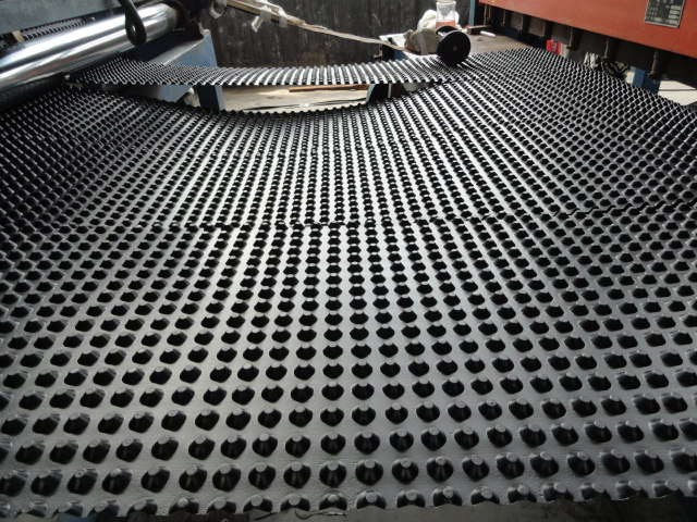 Black Dimple Protection and Drainage Board Composite Drainage Sheet
