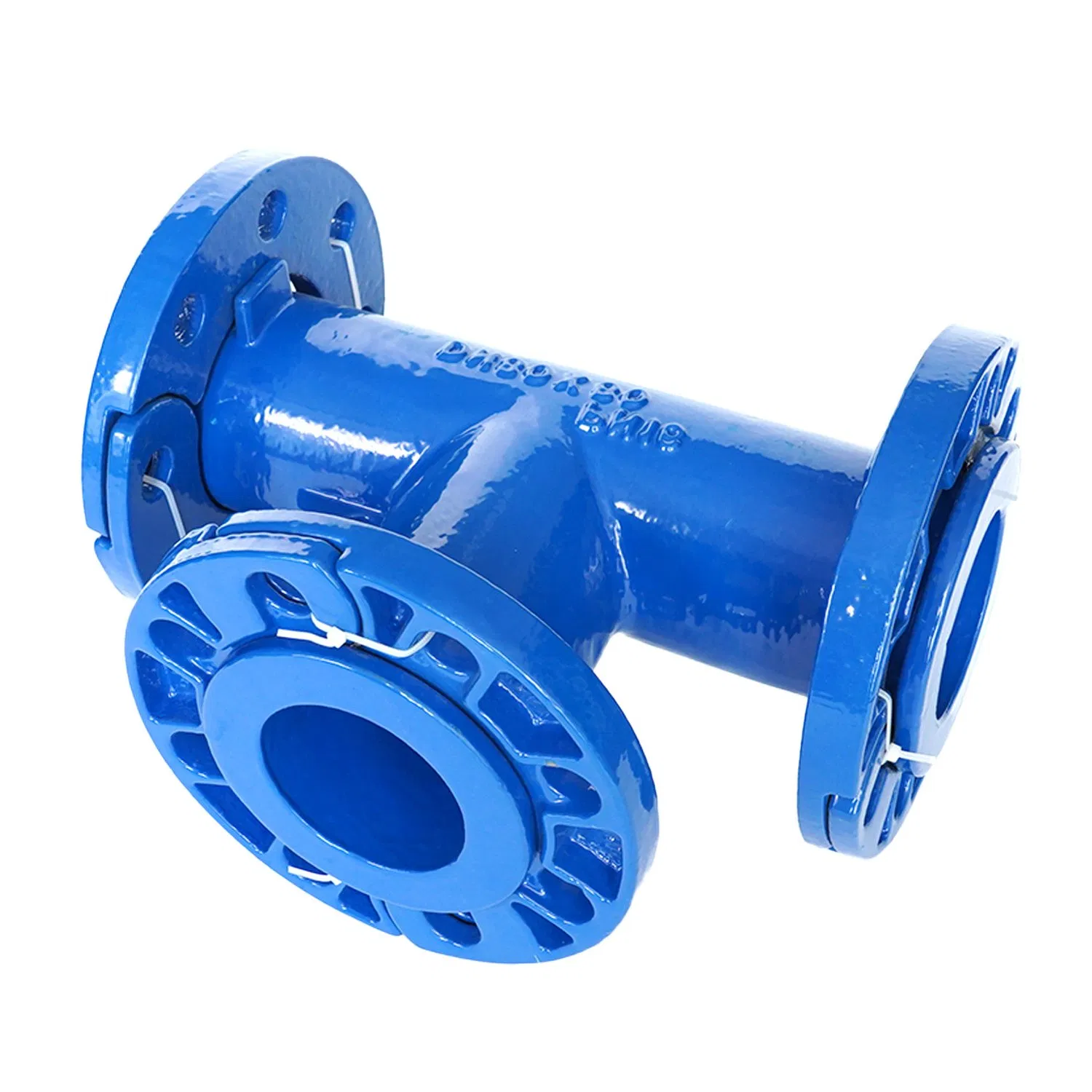 Customized En545 Cast Iron Pipe Fitting Loosing All Flanged Tee for Ductile Iron Pipe