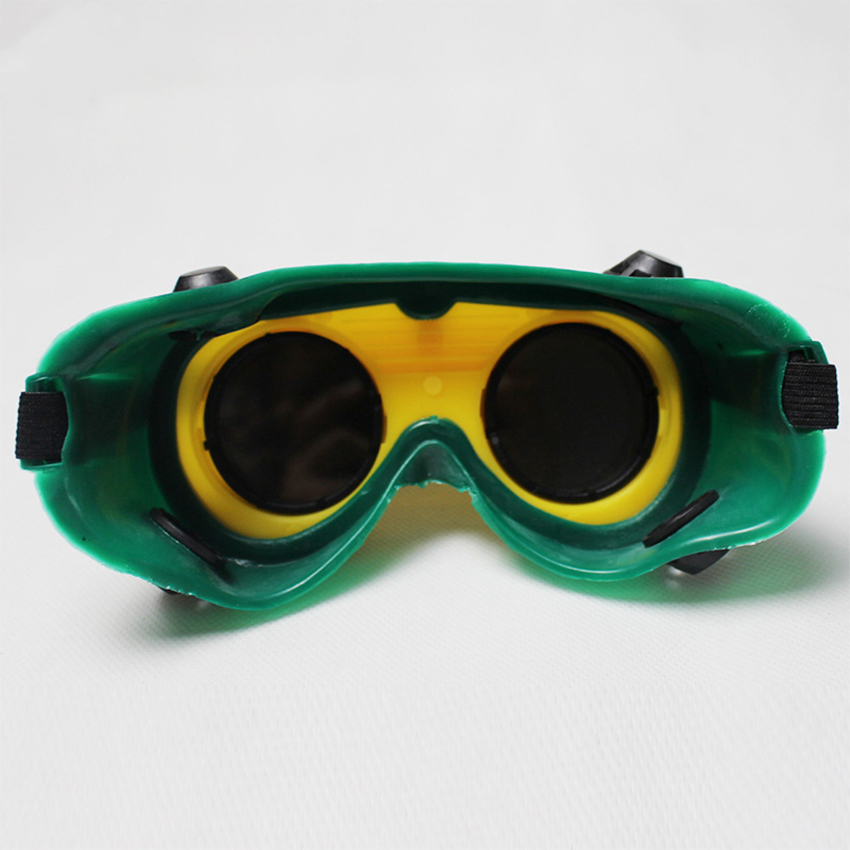 PPE Supplier Flip-up Double PVC Lens Anti-Glare Safety Glasses Work Welding Goggles En166