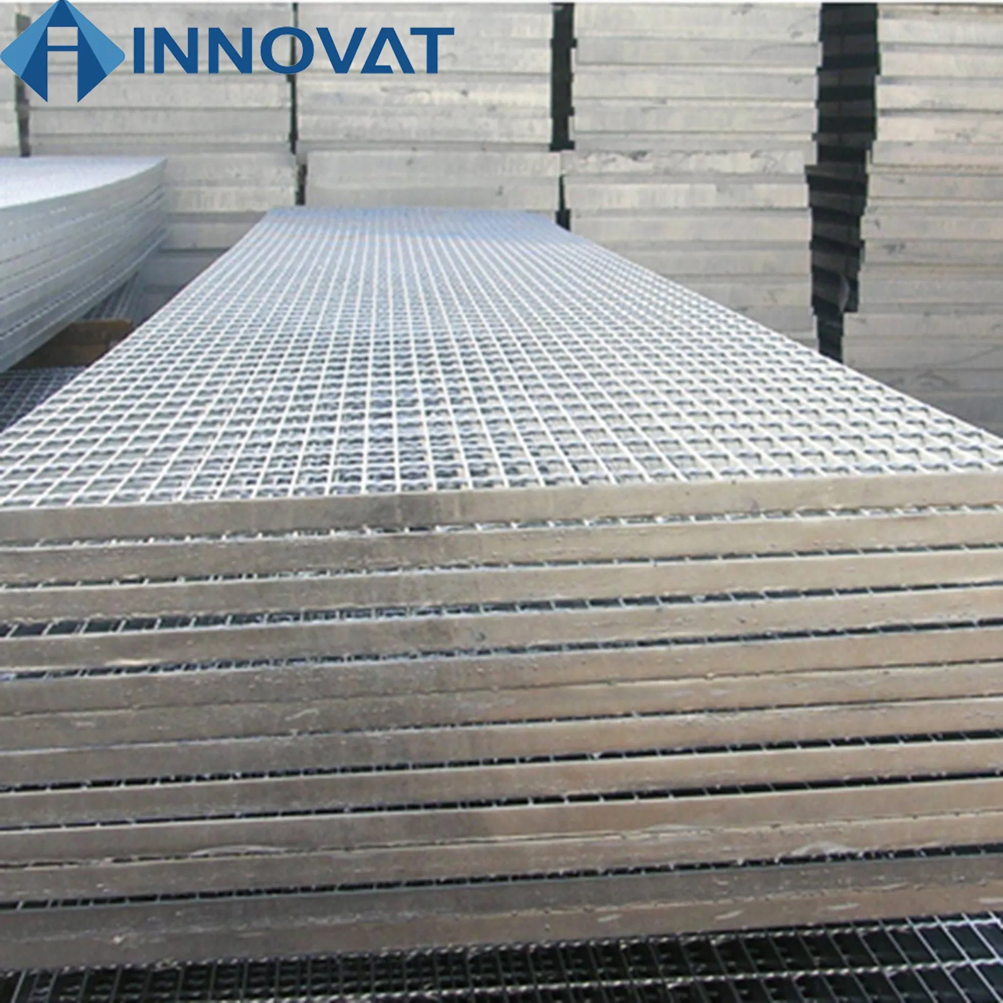 Galvanized Ms Drain Car Park Drainage Steel Grating for Construction Steel Bar 25*5 mm/Stainless Steel/Stainless Steel/Wire Mesh