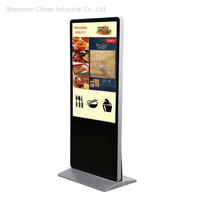 32" 55 Inch Indoor Floor Standing Interactive Vertical Digital Signage Display Touch Screen Monitor LCD Advertising Kiosk