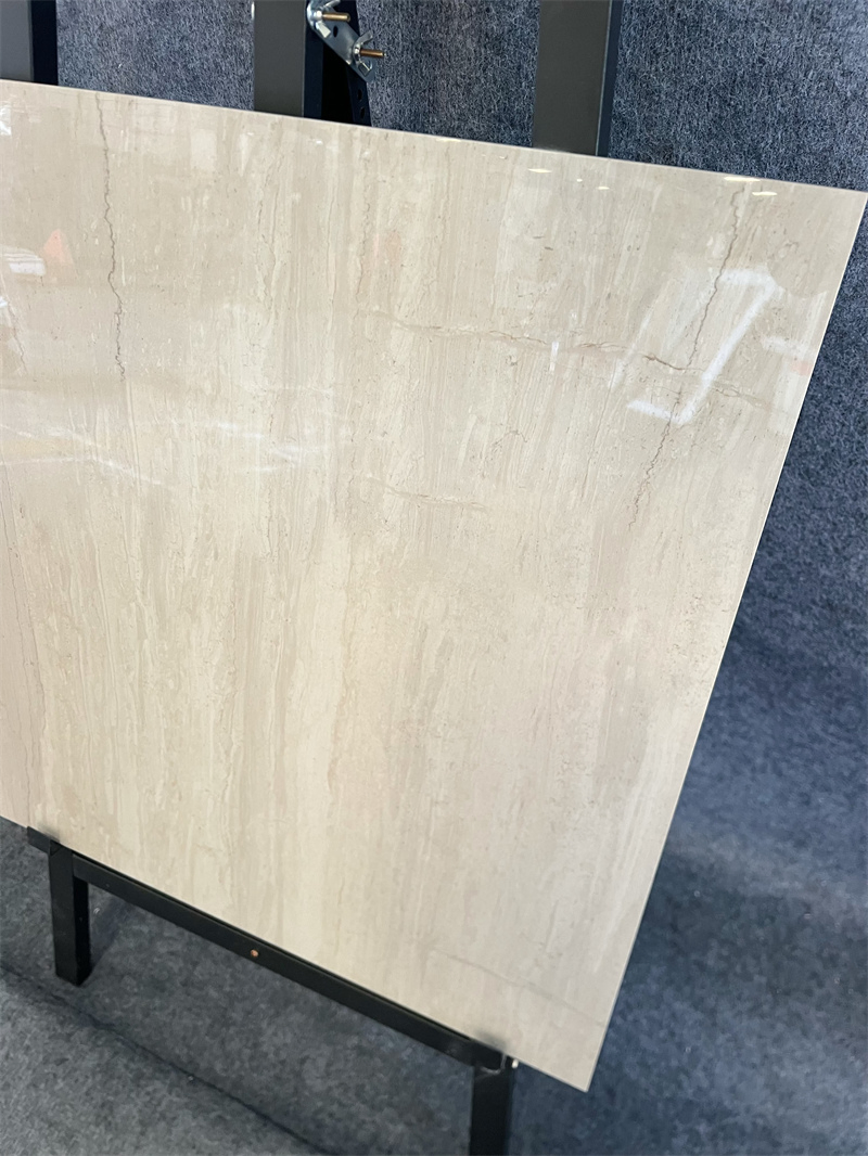 Elegant Beige Glossy Polished 600X600mm Marble Floor Tile