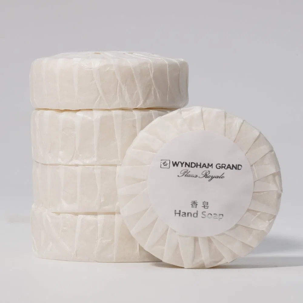 Natural Fragrance Hotel Soap with ISO22716 Certification and Private Logo