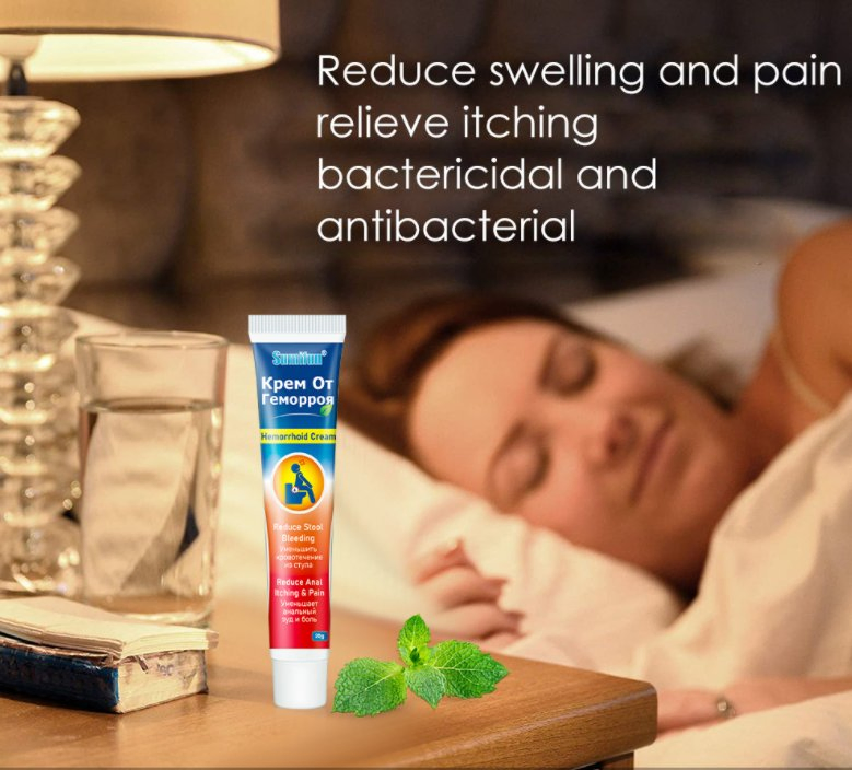 Chinsed Hemorrhoids Ointment Herbal Fissure Cream Gel for Hemorrhoids Itching Bleeding