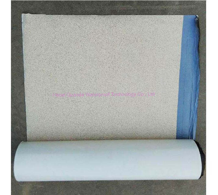 Self-Adhesive Pre-Paved Waterproof Membrane Non-Asphalt-Based Polymer Self-Adhesive Film Waterproof Membrane