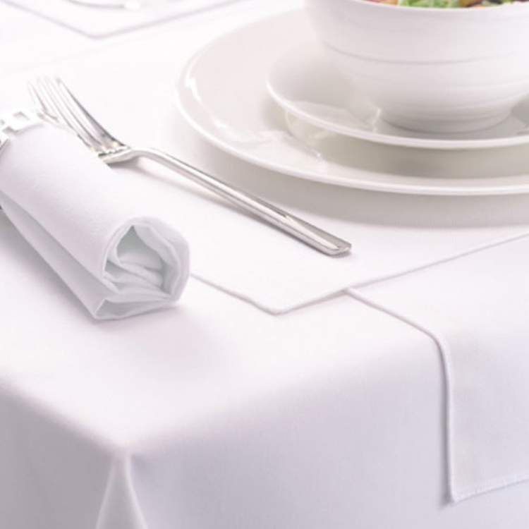 Premium 100% Cotton White Napkins for Restaurants and Events