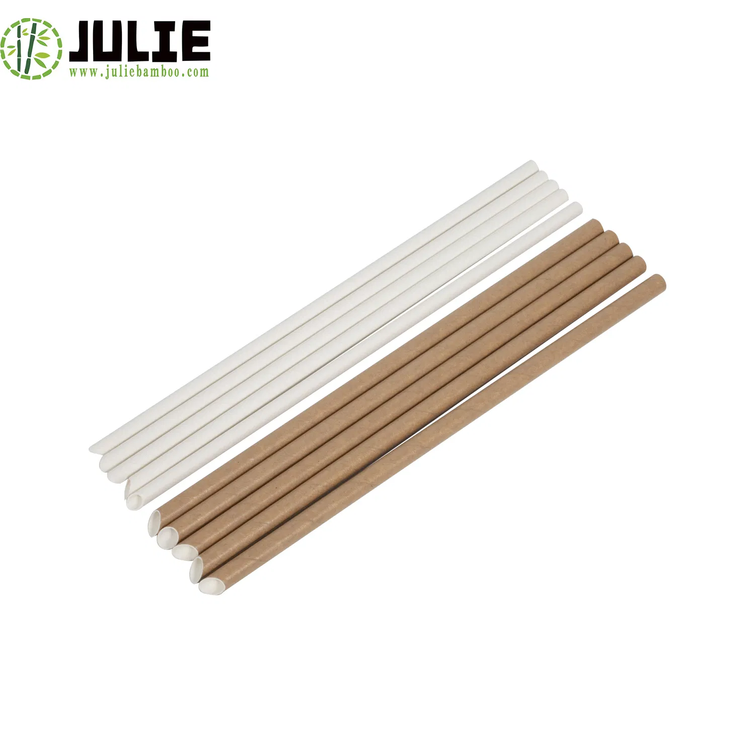 Food Grade Biodegradable Eco-Friendly Hygienic Kraft Paper Straws for Drinking