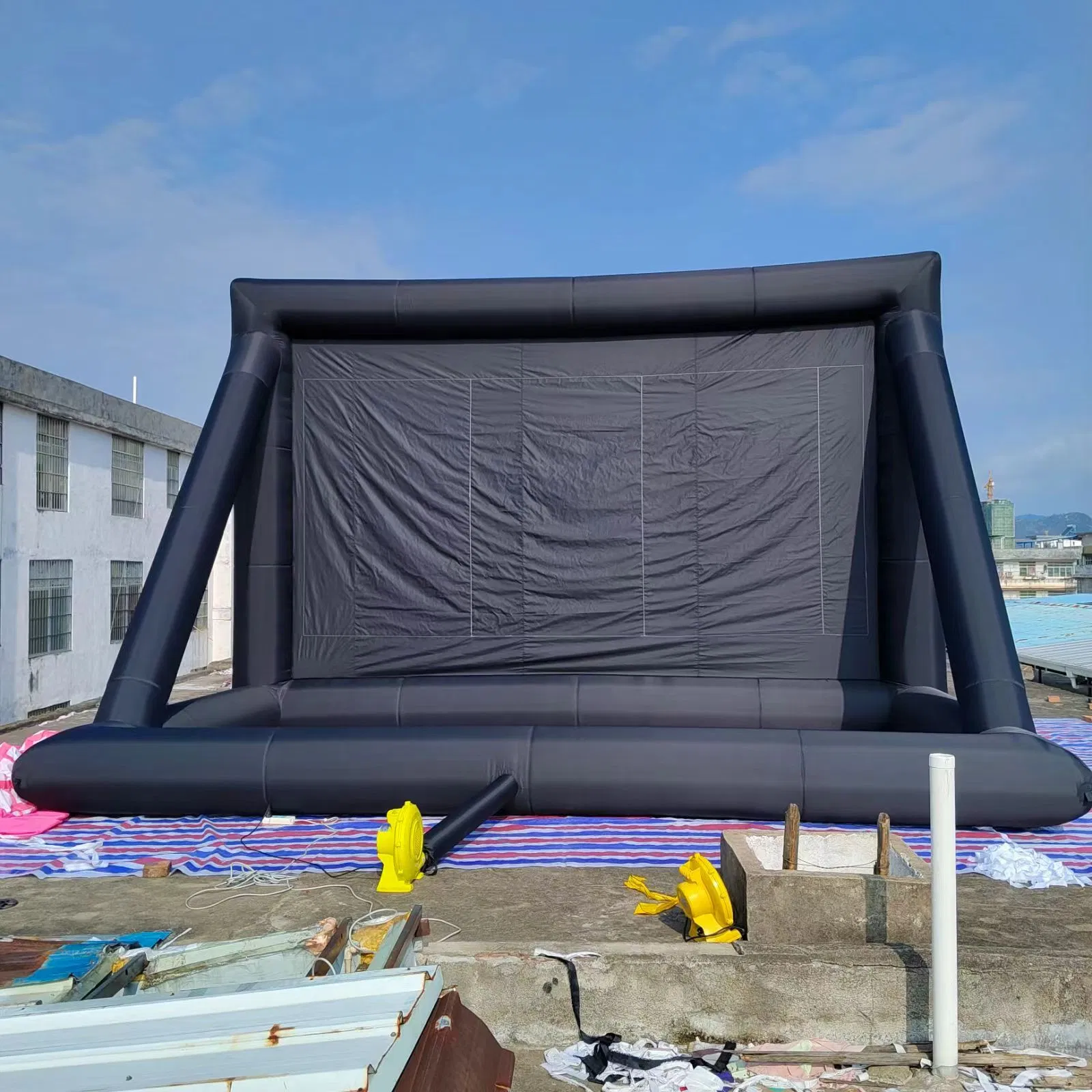 Outdoor Inflatable Movie Screens Customized Inflatable Projection Screens