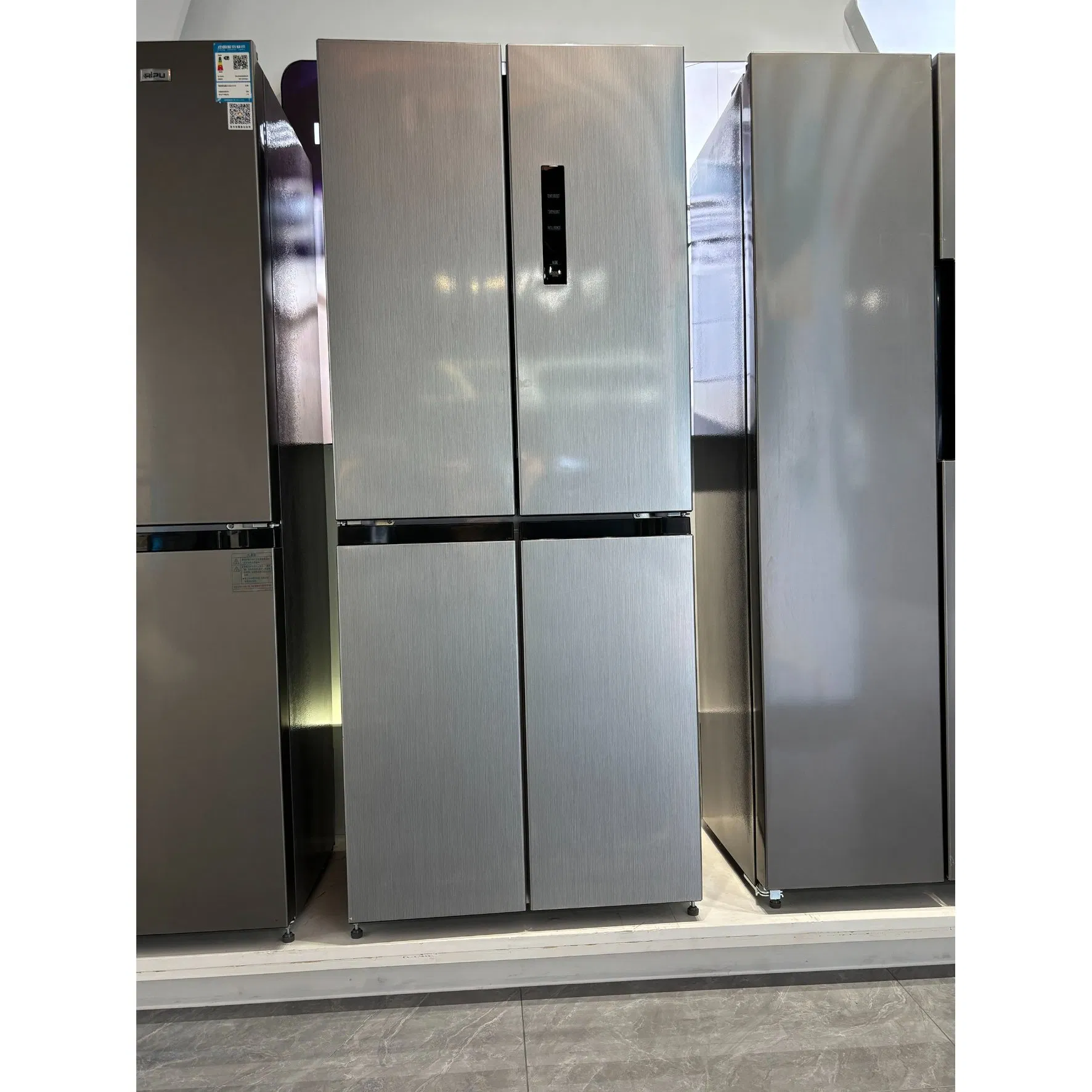 China Best Four Door Electric Cold Drink 340L Big Capacity Refrigerators
