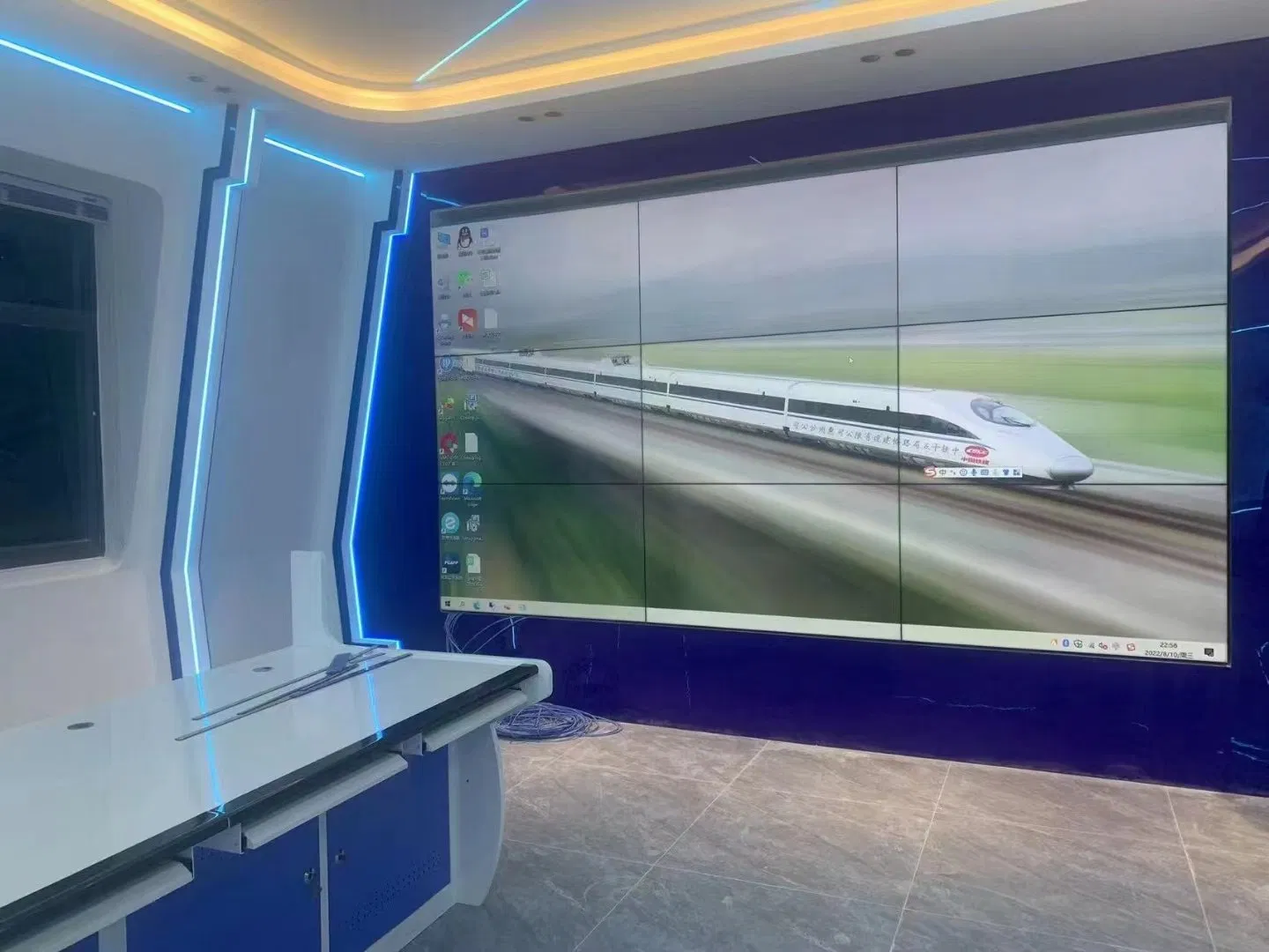 3.5mm 55 Inch Video Wall 3X3 Splicing Screen LCD Display Video Wall LCD Advertising