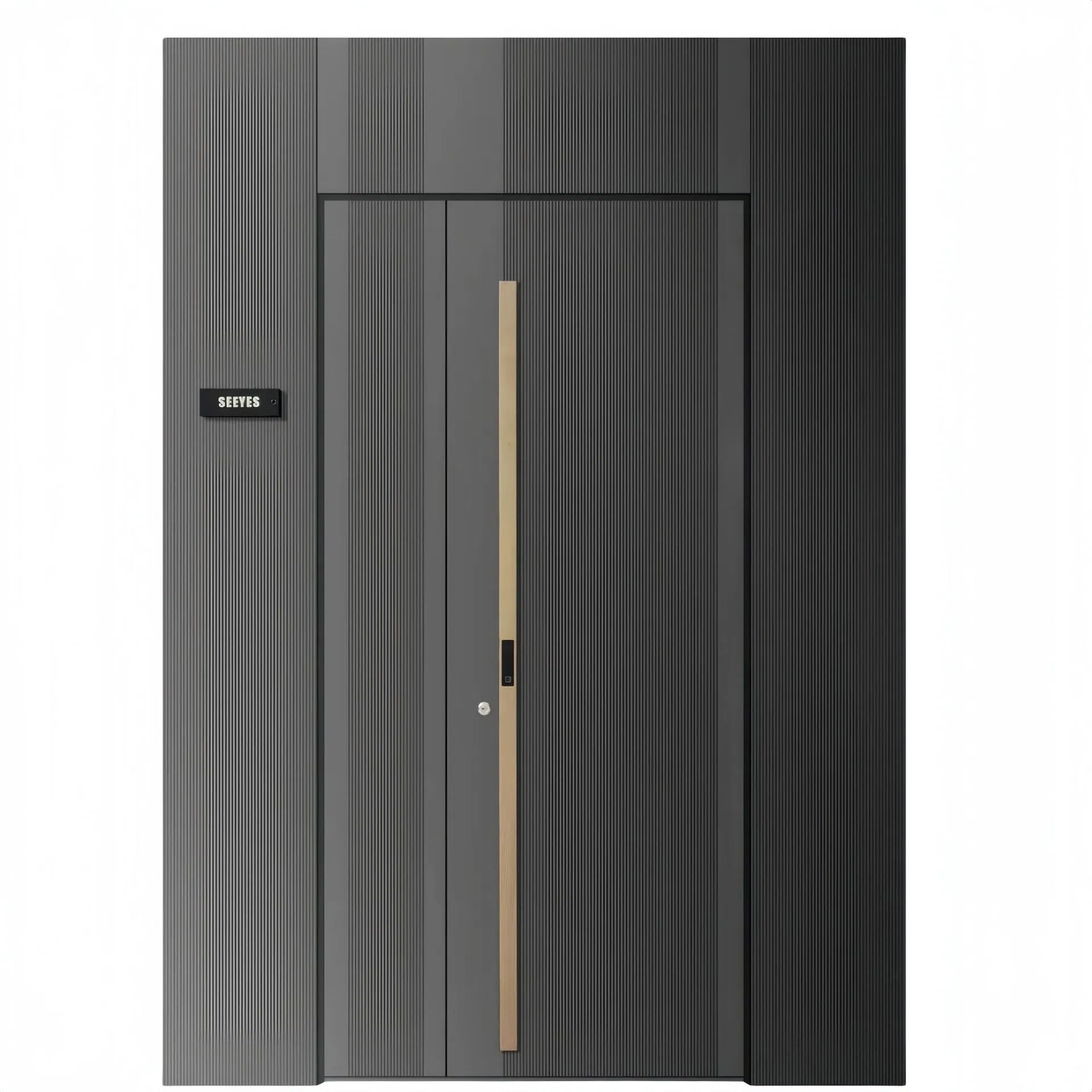 Metal Window Aluminum Casting Door - Center Axis Craftsmanship for Each Door Showcases a Unique Scene