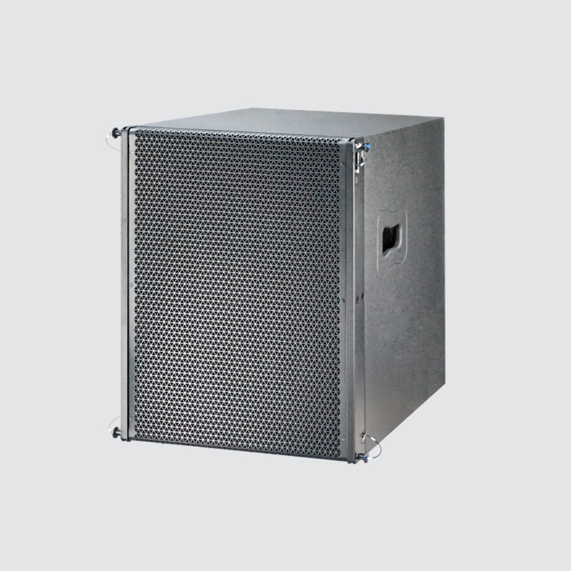 Compact Line Array Speaker with 80W Subwoofer and Audio Clarity