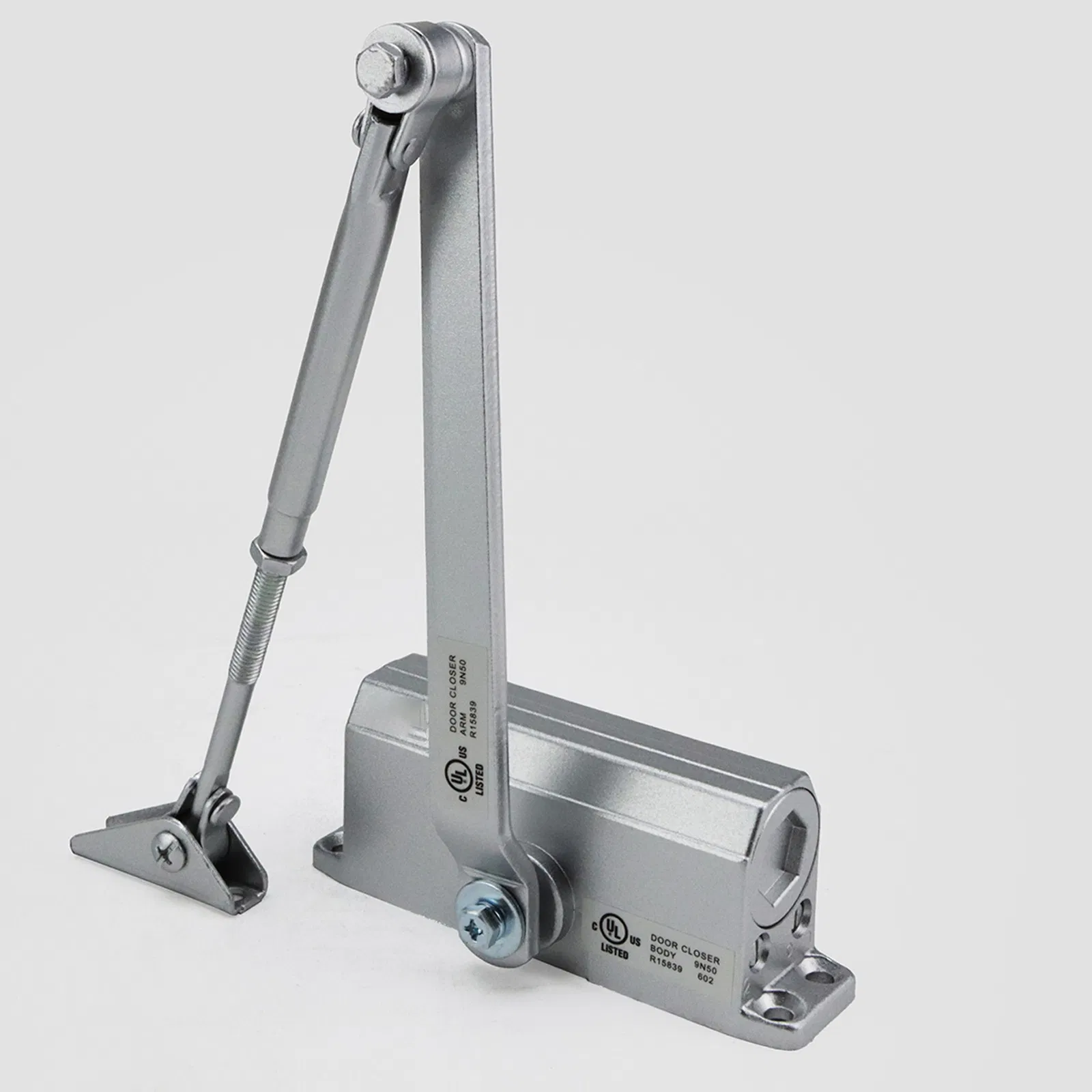 Aluminum Fire Rated Two Speed Hydraulic Door Closer for Heavy Outside Door