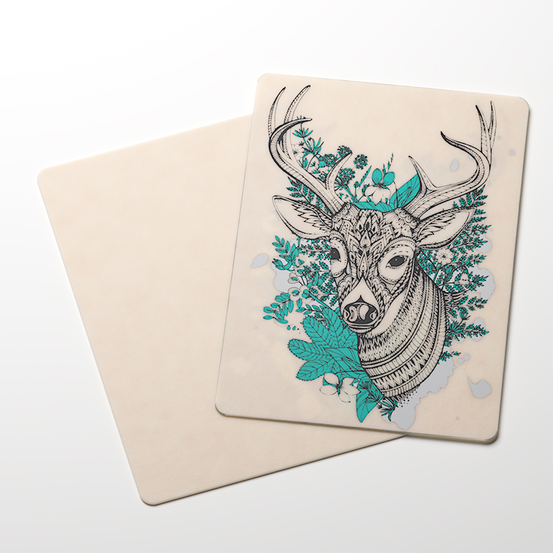 Customized 3D Real Skin Makeup Practice Board Silicone Beauty Skin Ivory