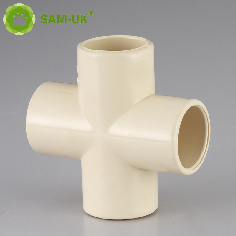ASTM D2846 Schedule 40 CPVC 4-Ways Fittings Cross
