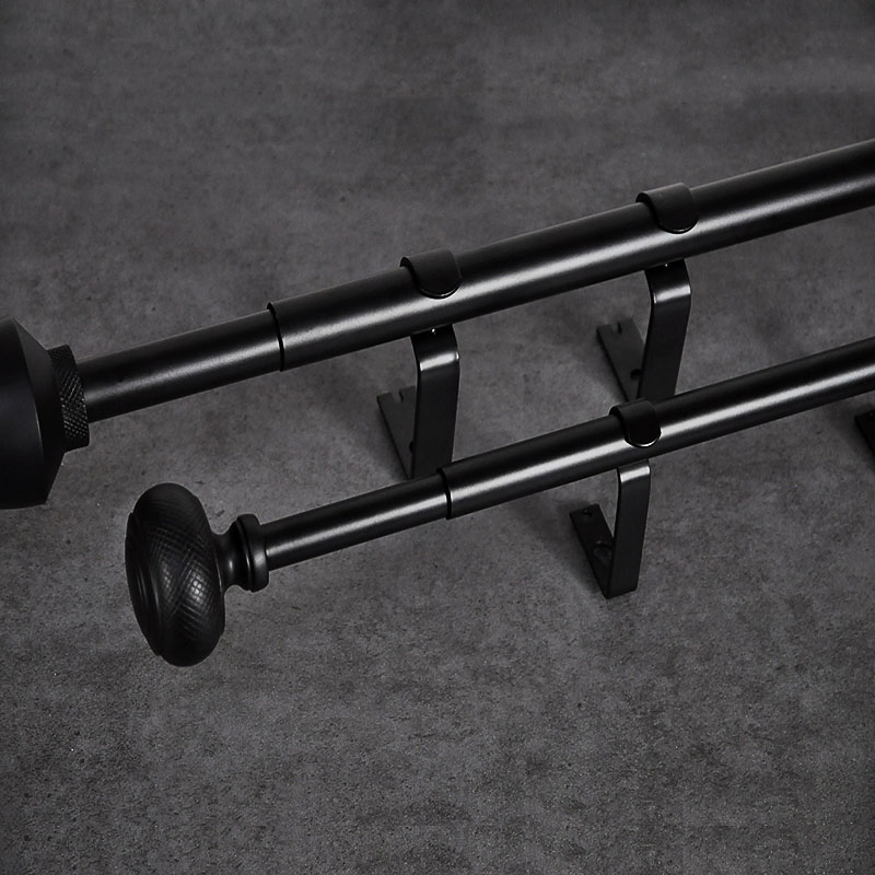 Fashion Design Curtain Pole Aluminium Metal Roman Curtains Rod