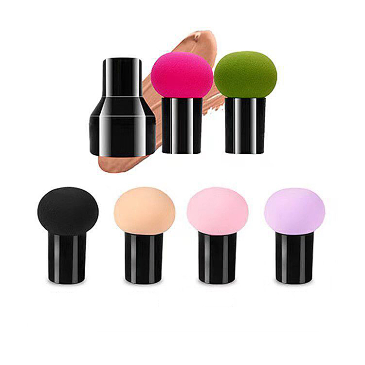 Round Face Mushroom Head Foundation Cosmetic Powder Puff Blender Beauty Dry Makeup Wet Sponge