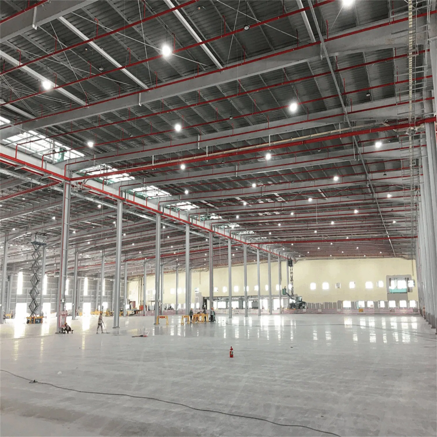 High Quality Large Span Light Steel Structure Workshop with Weather Resistance Steel
