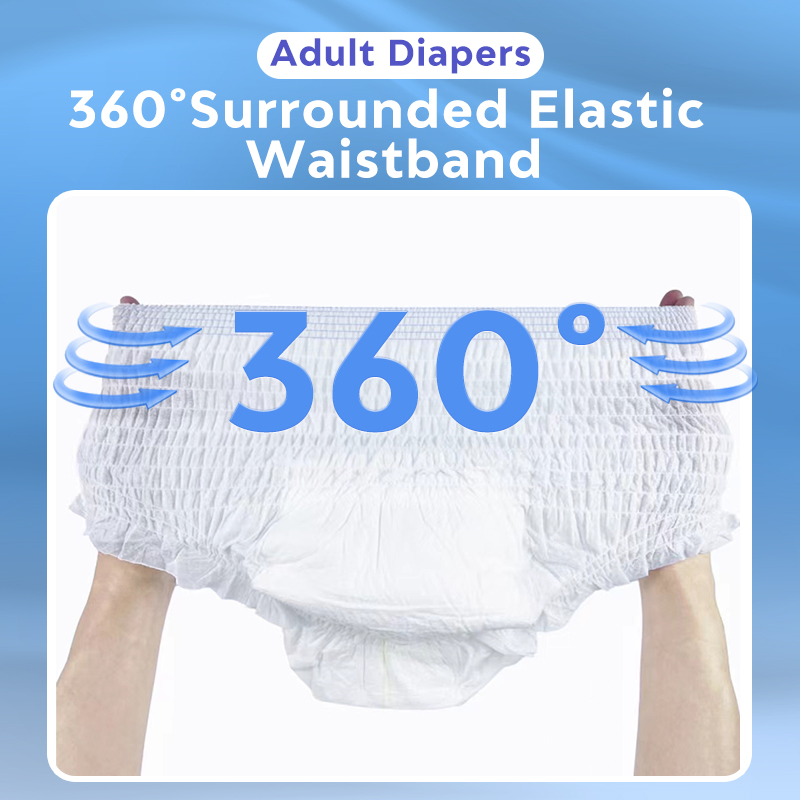 Wholesale Thick High Absorbent Adult Pants Diaper China Manufacturers Adult Diaper Pant Diaper for Unisex