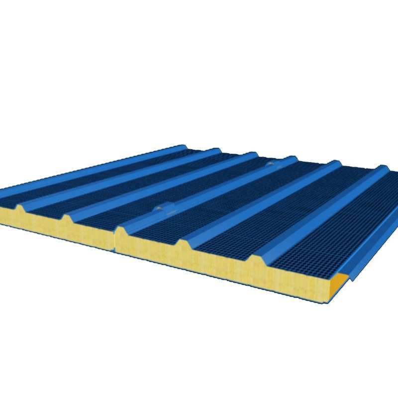 Asbestos Free Eco-Friendly Rock Wool SIP Panel for Wall/Roof/Ceiling Thermal Insulation