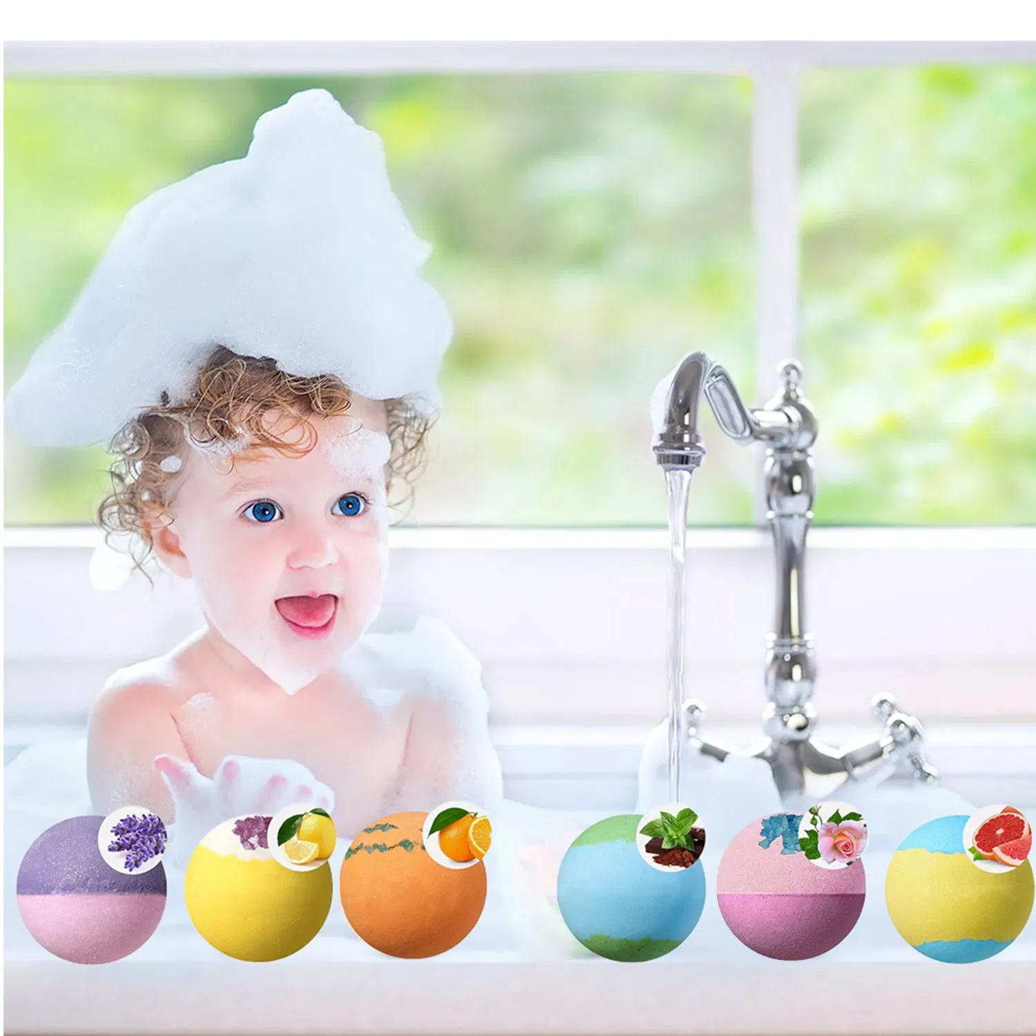 Custom Logo Low Price Bath Fizzies Bath Soap Ball Bomb