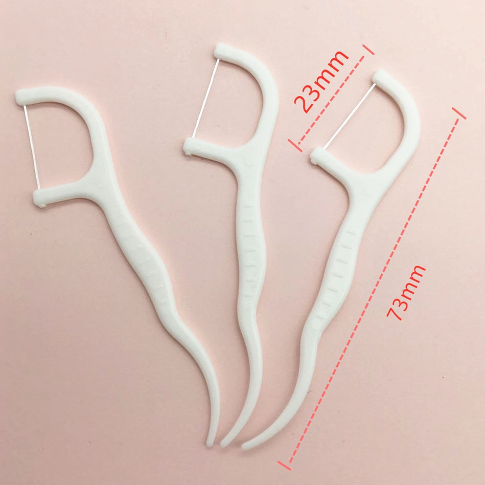 Bulk Biodegradable Personalized Eco Friendly Flosser Vegan Silk Tooth Nylon Dental Floss Pick For Kids