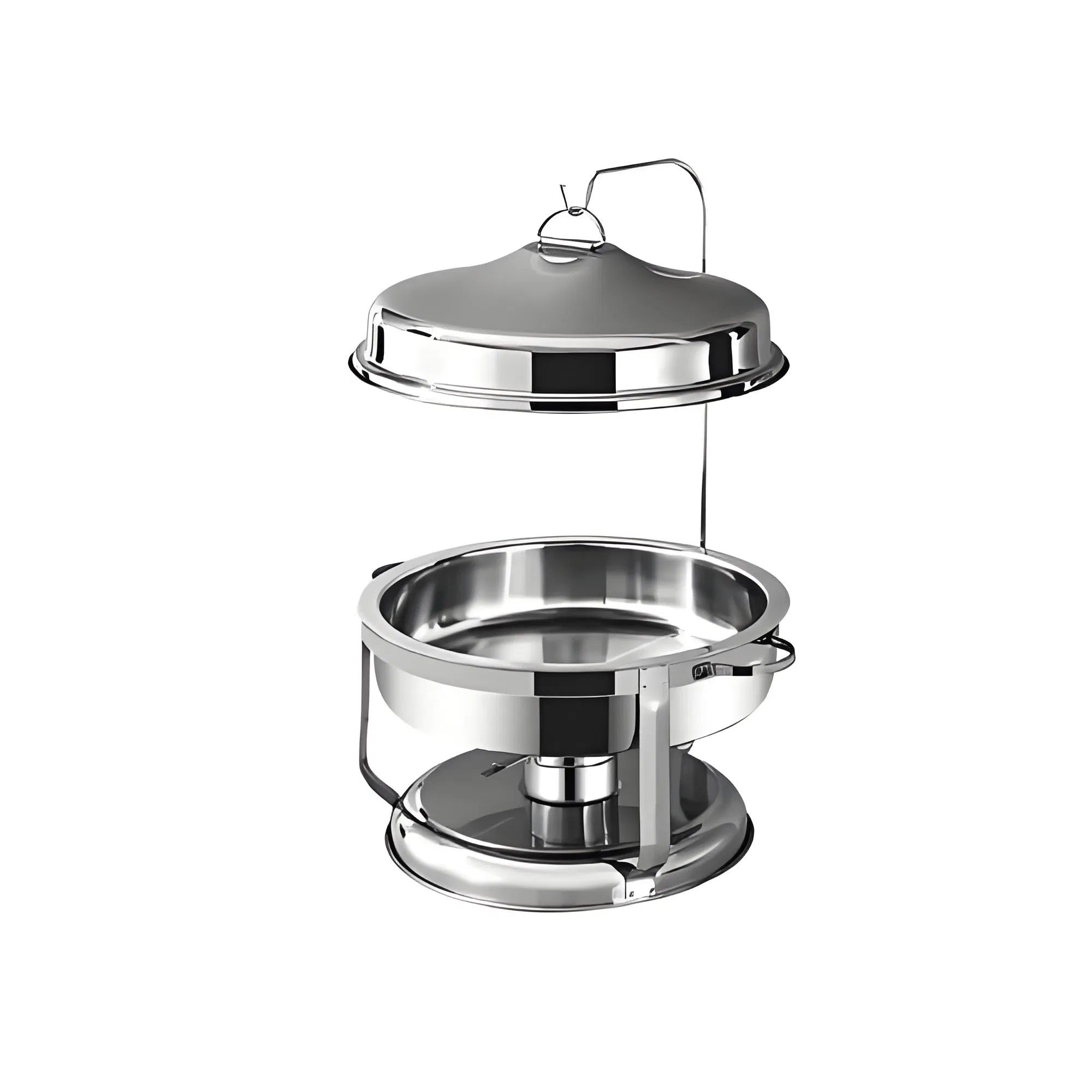 Premium 8L Silver Stainless Steel Chafing Dish with Lid