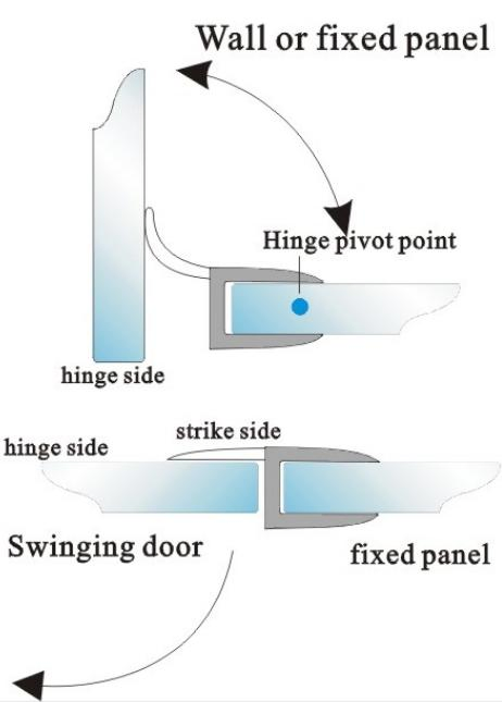 Curved Bath Shower Screen Plastic Seal for 6-12mm Glass Door Enclosure