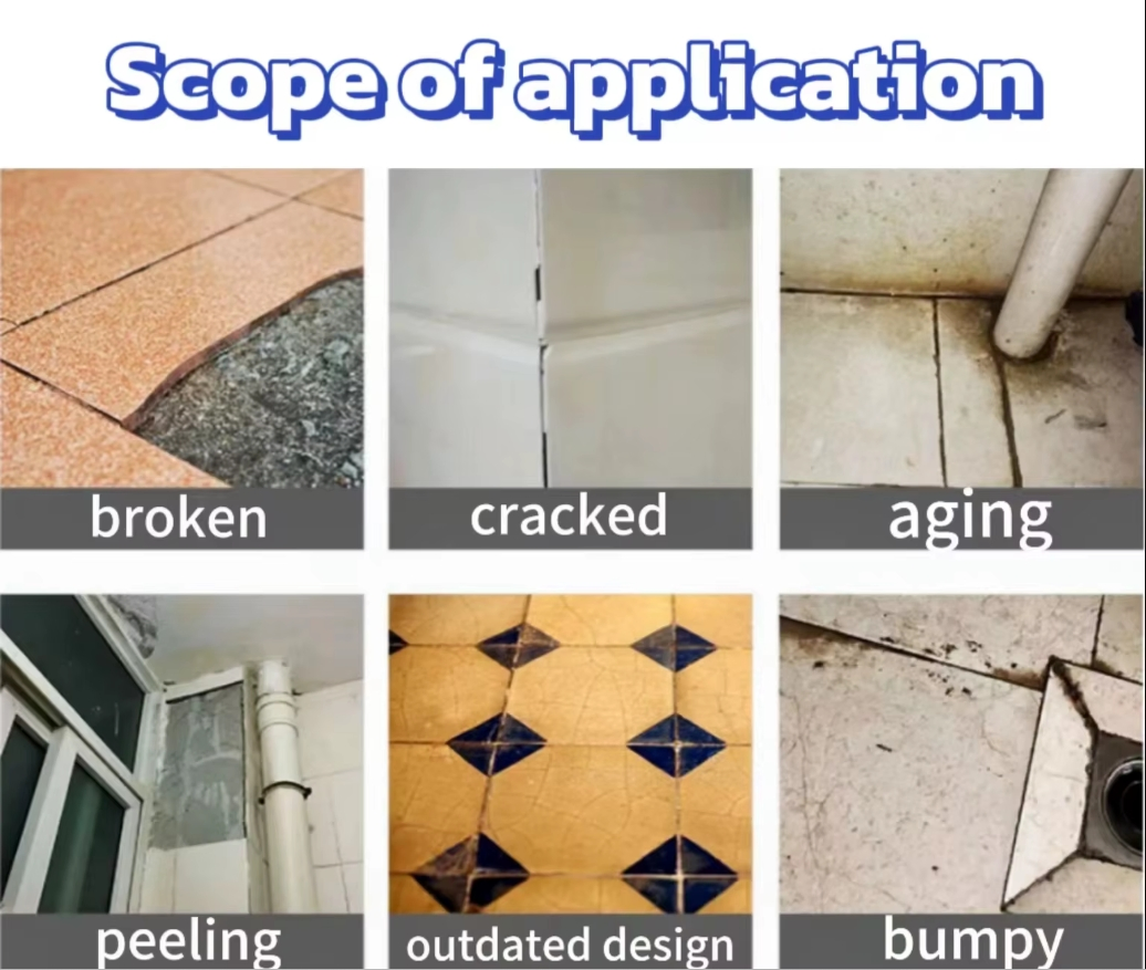 High Elasticity Anti-Crack Floor Wall Crack Repair Polyurea Grout Adhesive