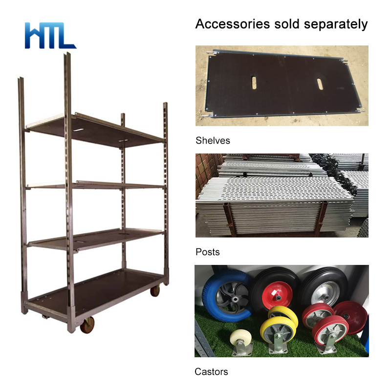 Hot DIP Galvanized Steel Danish Plant Nursery Flower Display Rack