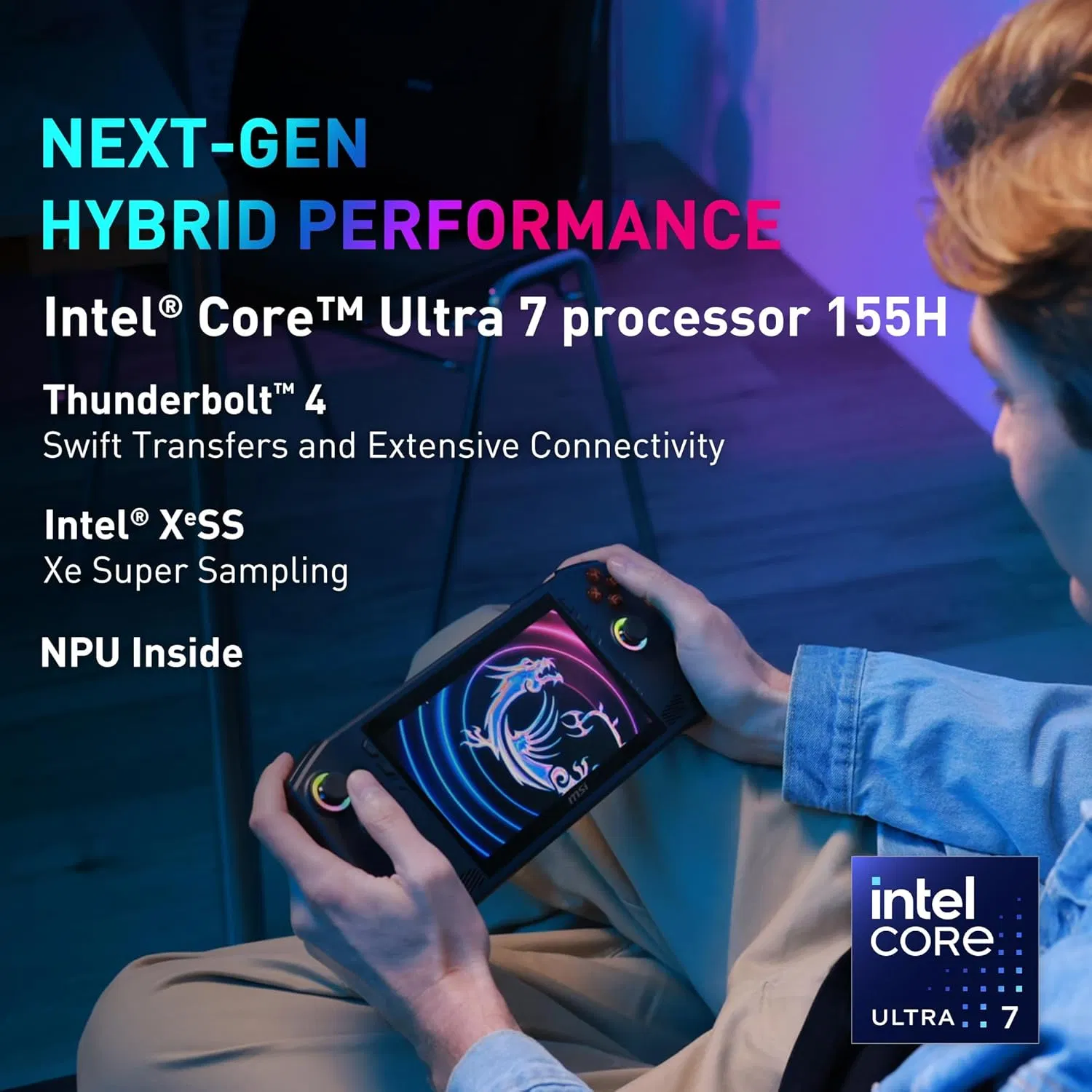 Wholesale PC Gaming Handheld Intel Ultra 7-155h Win 11 Home Game Console