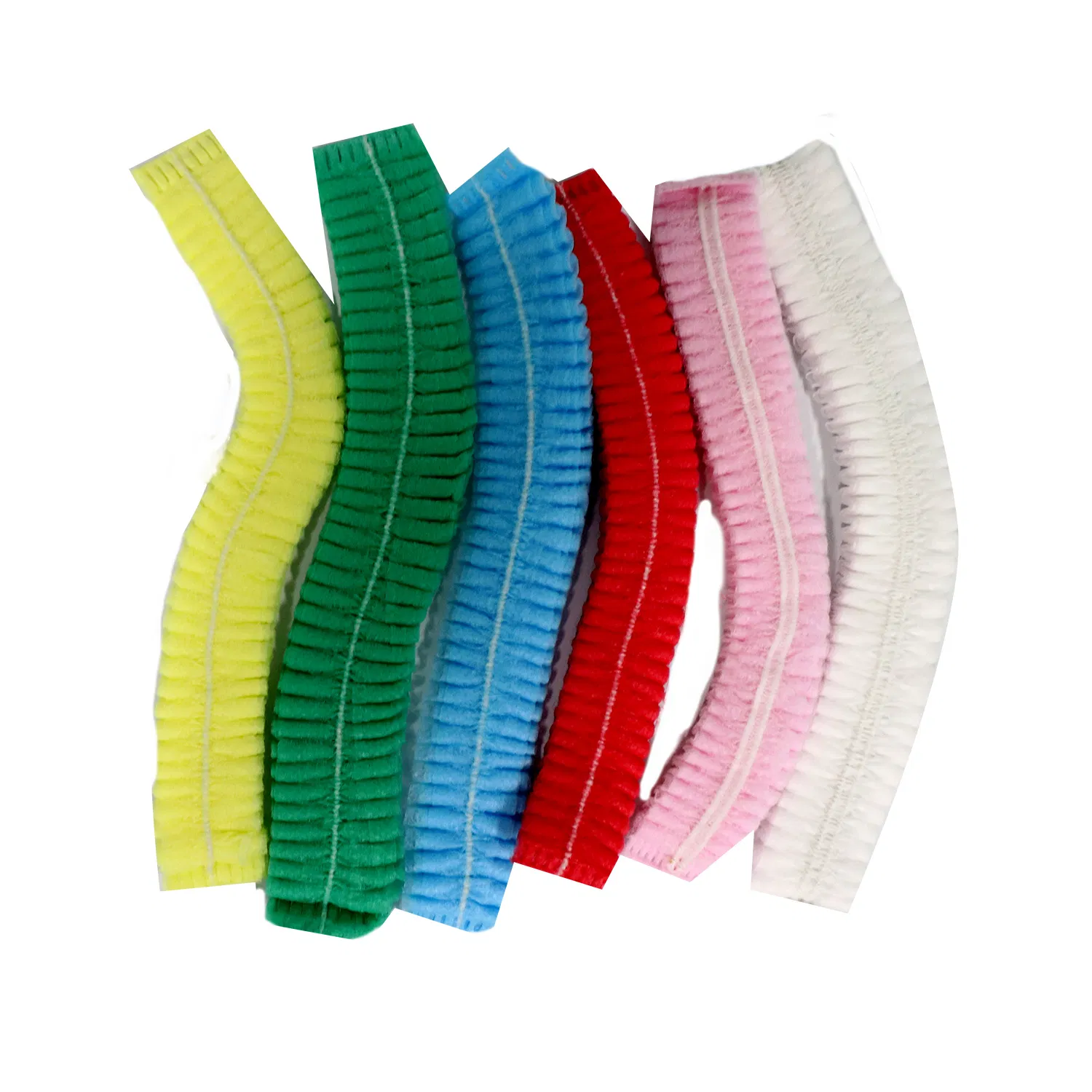 21" Disposable Hairnet Non Woven Clip Cap for Beauty Salon