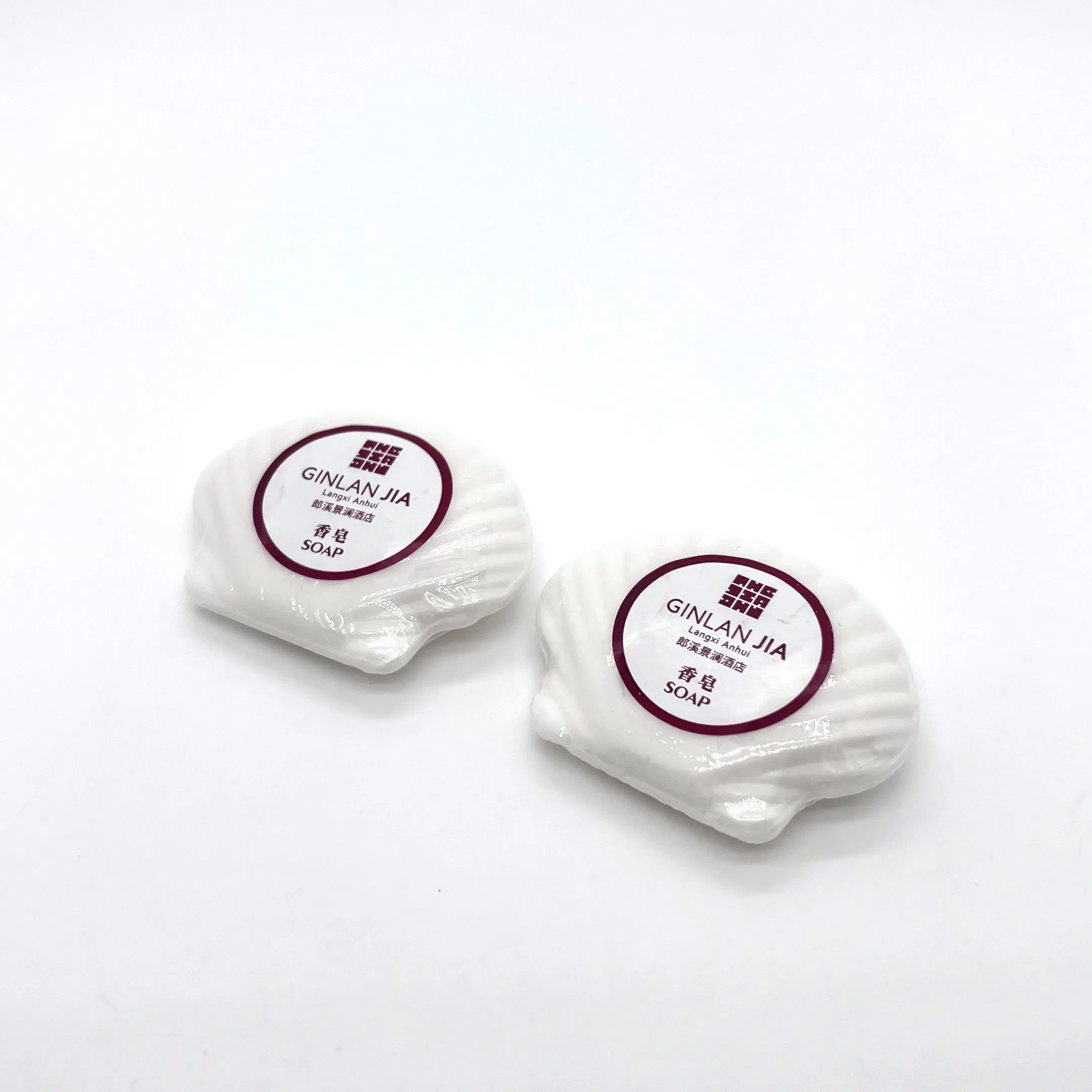 20g White Shell-Shaped Soap Ocean Breeze Fragrance Plastic Wrap Packaging 03
