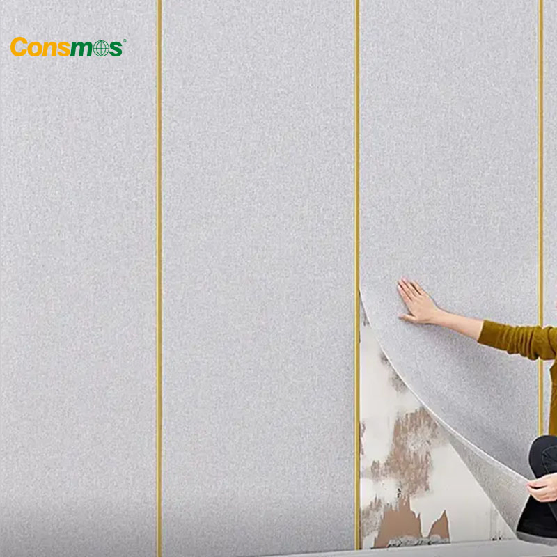 Modern Luxury 3D Wall Stickers Kitchen Wall Paper PVC Adhesive Wallpaper Waterproof for Walls