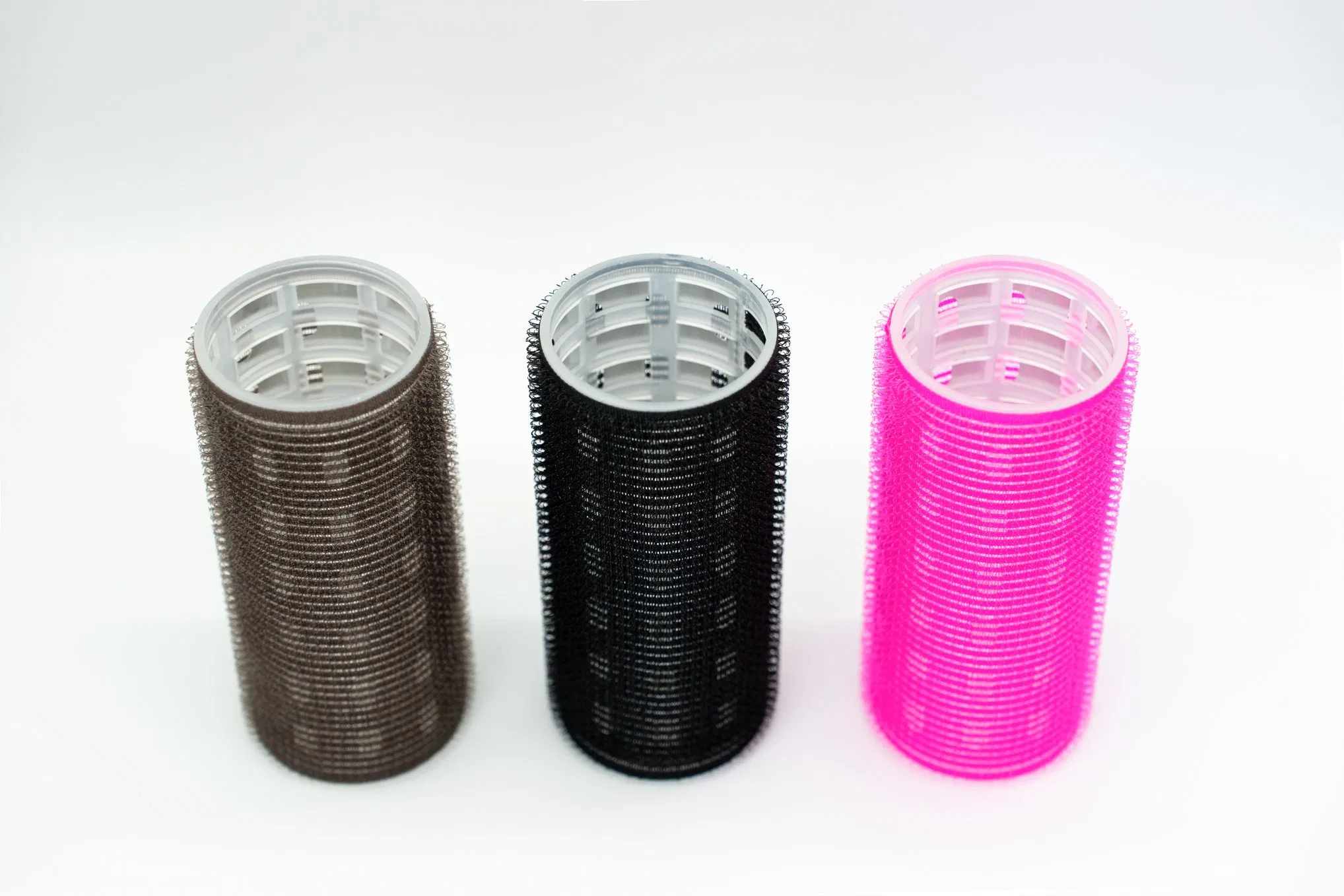 Набор разноцветных пластиковых бигуди для укладки