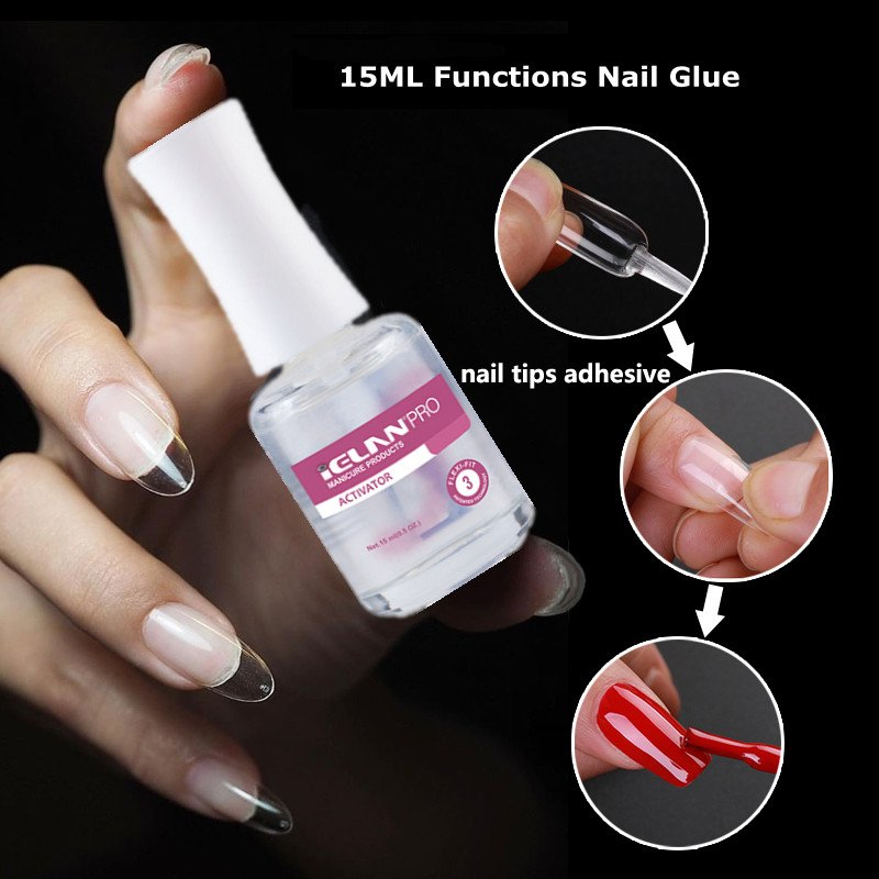 Wholesale Factory 15g Nail Art Glue for Nail Tips and Decoration
