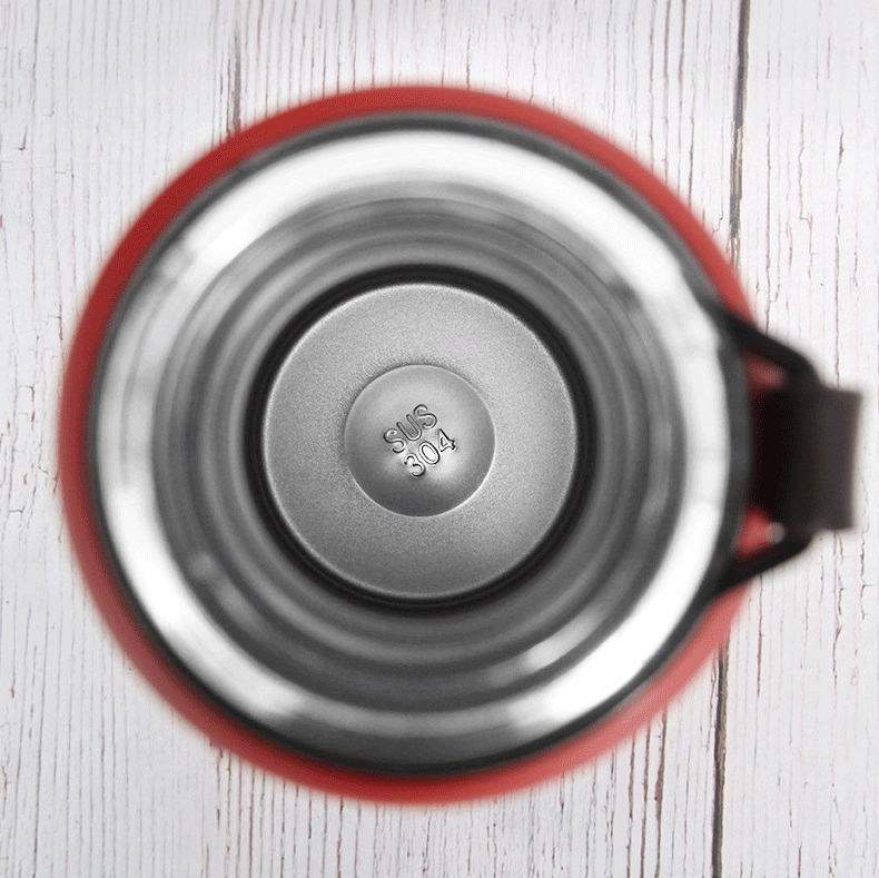 Cross Border Amazon Bullet Space Pot Double-Layer Stainless Steel Insulated Cup Rope Lifting Portable Outdoor Travel Pot Wholesale