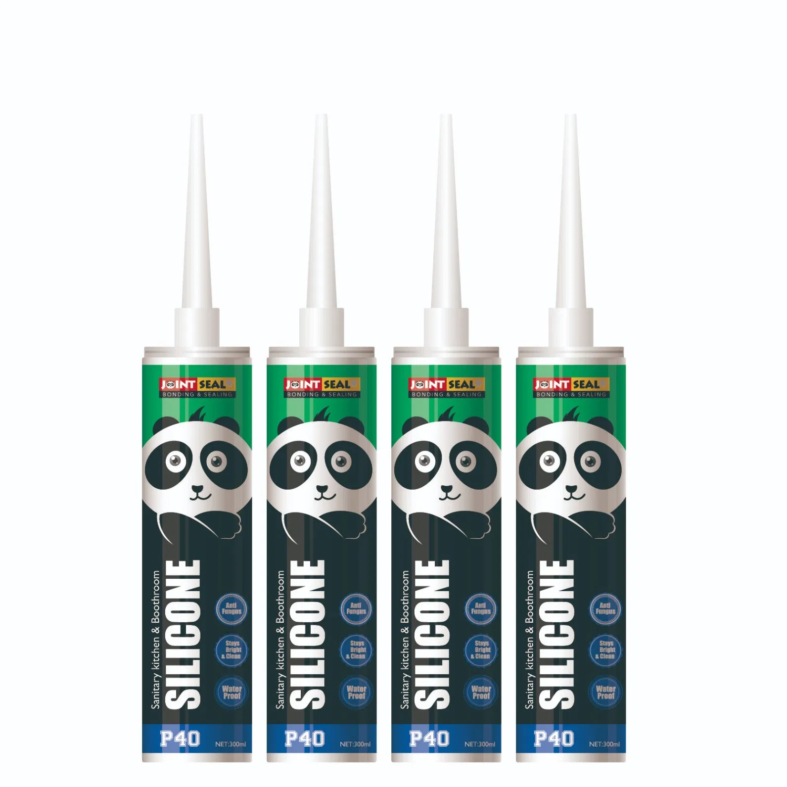 Low Ordor Fast Curing Acetic White Clear Gp Silicone Glue Waterproof Sealant