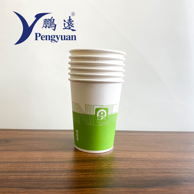 China Manufacturers Disposable Whosale 8oz 10oz 12oz 16oz 22oz PE Coated Single Wall Paper Cup Coffee Tea Milk Hot Drinking Paper Cup