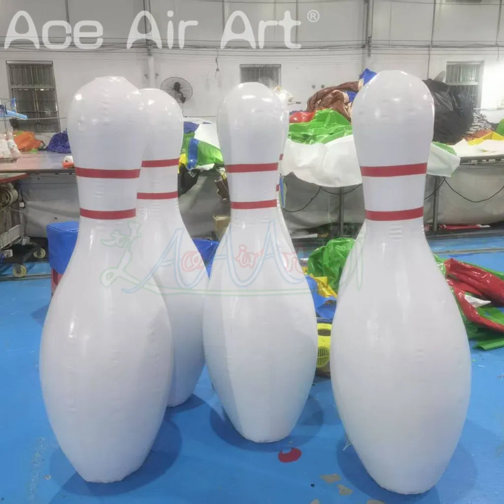 Inflatable Bowling Pin Set Inflatable Bowling Pins Alley Game Human Bowling Ball